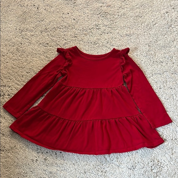 The Children's Place Red Ruffle Dress Size 2T - Picture 1 of 5